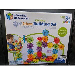 Learning Resources Gears Gears Gears Deluxe 100-Piece STEM Building Set Ages 3+